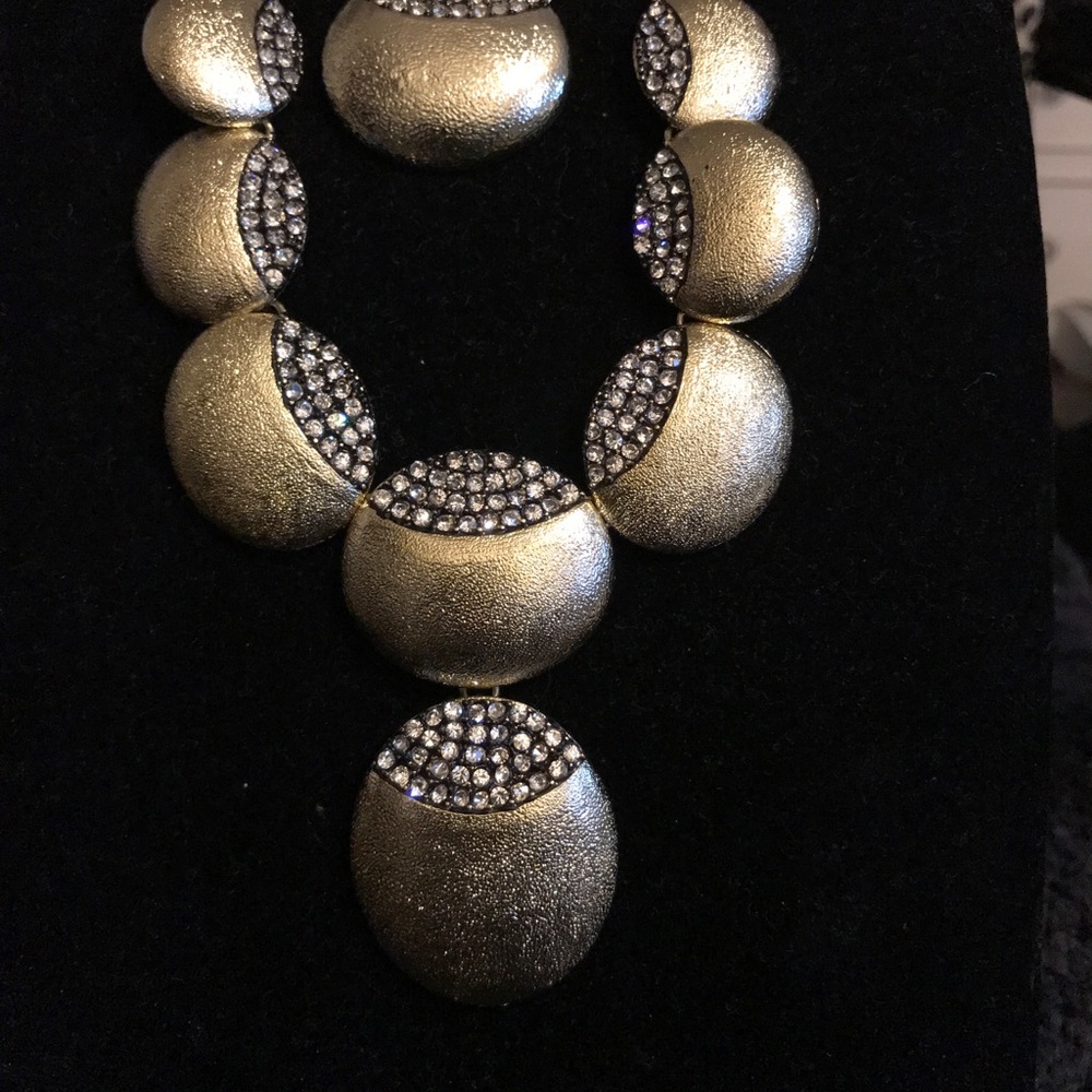 Necklace and earrings
